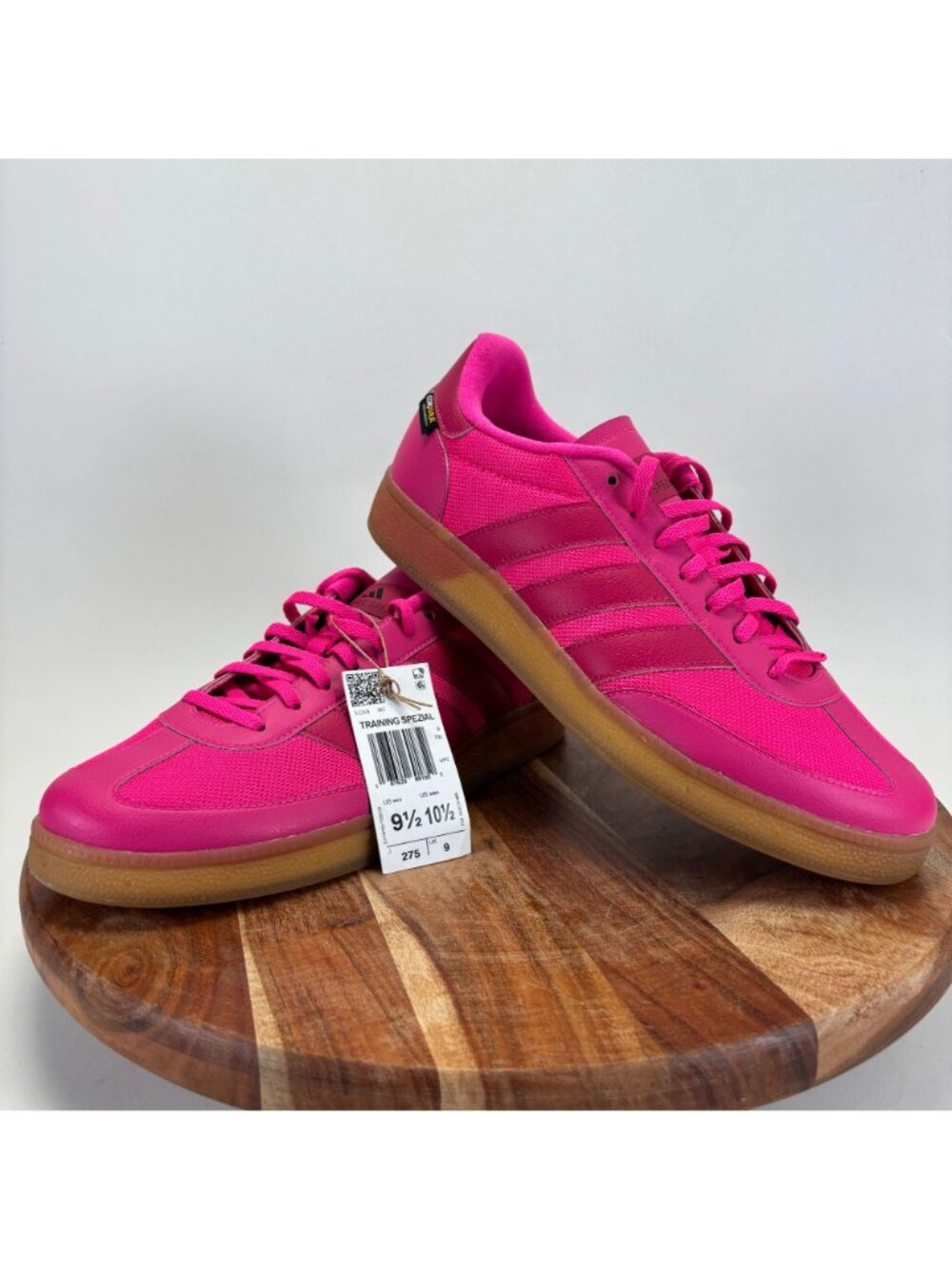 adidas Training Spezial Training Shoes Mens 9.5 Shock Pink Sneakers Casual JQ902 - Picture 7 of 13